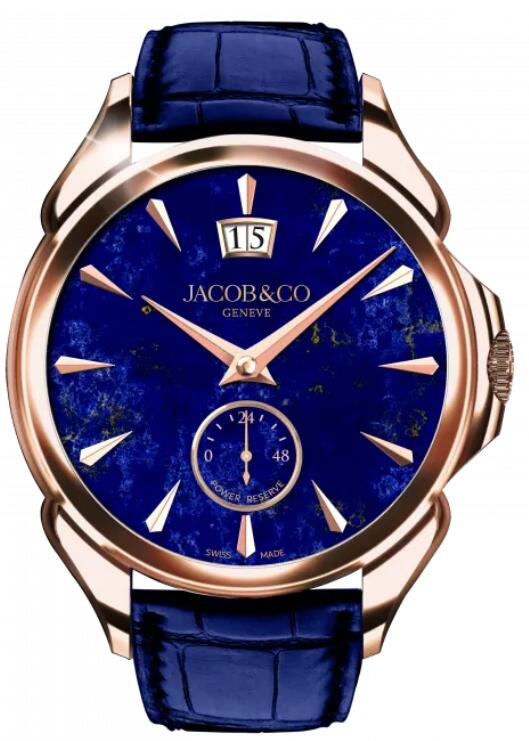 Jacob & Co PALATIAL CLASSIC MANUAL BIG DATE - ROSE GOLD (LAPIS LAZULI) PC400.40.AA.AB.ABALA Replica watch